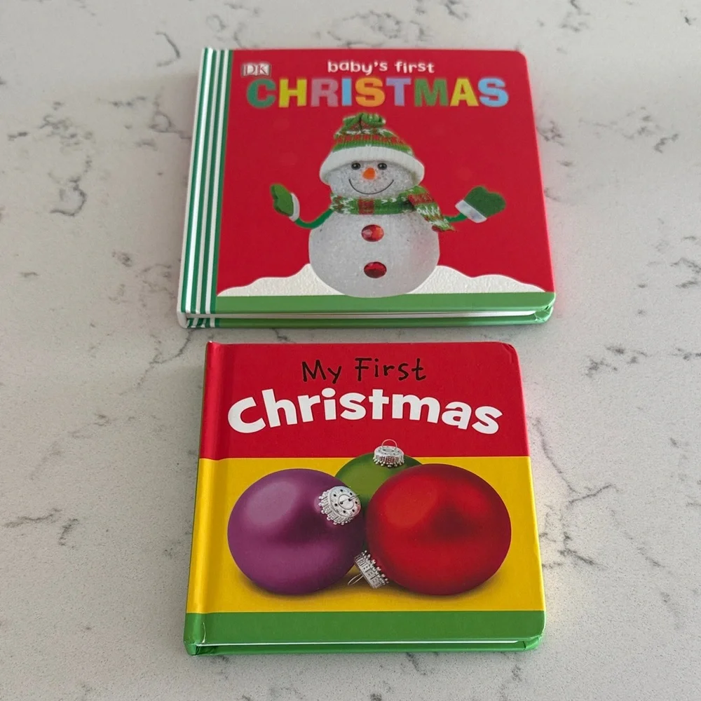 My First Christmas and Baby’s First Christmas Board Books Bundle